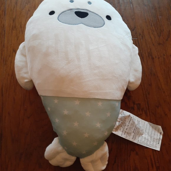 GORGEOUS NEW Squishmallow Similar 26" Seal Plush Pillow. - Picture 2 of 3